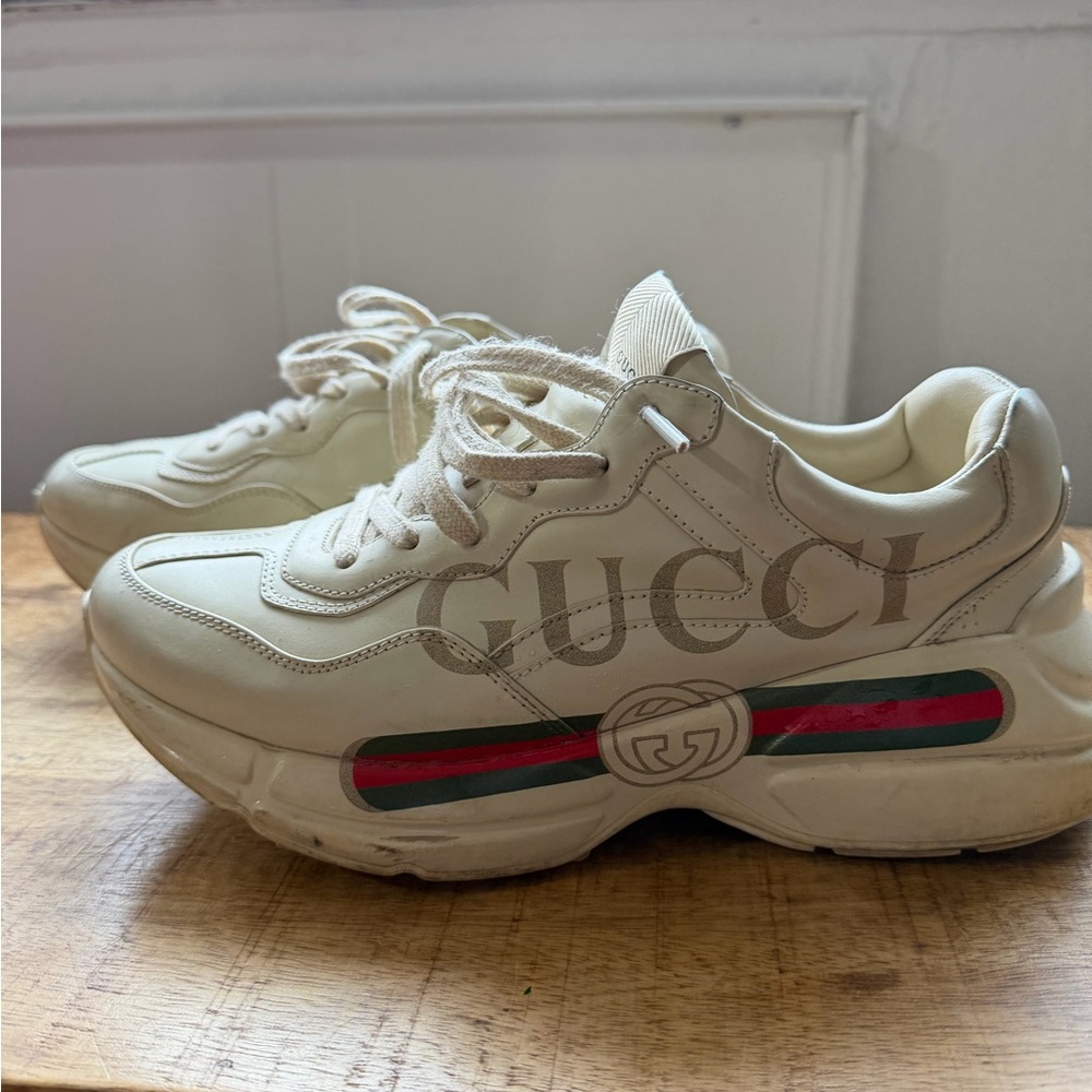 Gucci Off-White Logo Sneakers